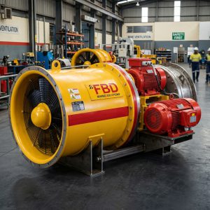 Quạt thông gió mỏ FBD